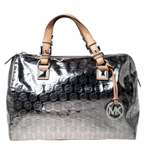 original michael kors handtasche|michael kors silver satchel handbag.